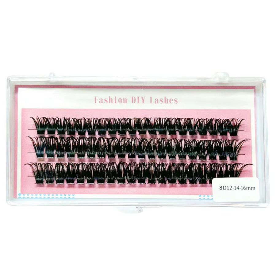 jaysuing Wimpernverlängerungsset, segmentierte Einzelwimpern, Damen, natürlich - Bild 3