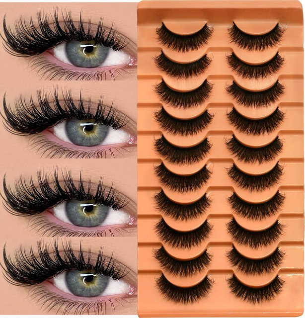 Lasvirey Künstliche Wimpern, 5D Flauschig, Unisex - Bild 1