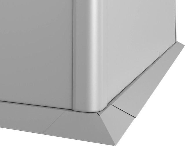 Biohort Mähkante aus Stahlblech in Silber-Metallic - Bild 1
