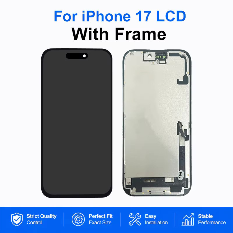 Apple iPhone 17 Pro Max OLED Display Ersatzbildschirm mit 3D Touchscreen Digitizer in Schwarz - Bild 2