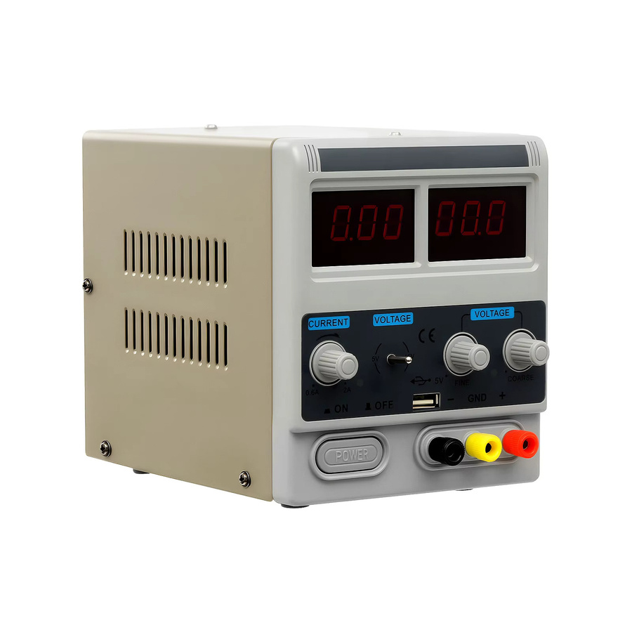 Bymaocar Spannungsstabilisator-Netzteil 50W 220V-240V in Grau mit LED-Anzeige und einstellbarer Spannung für Labor, Schule und Produktion - Bild 6