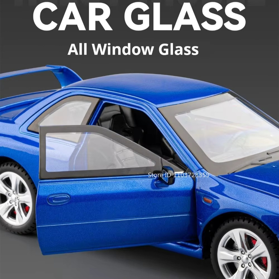 MAKEDA STI LP500S Modellauto, 1:24 Maßstab, Blau, Metall, Gummi, Rückziehfunktion - Bild 2