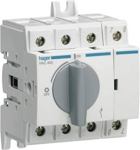 Hager HAC406 Lasttrennschalter 4polig 63A 415V - Bild 1
