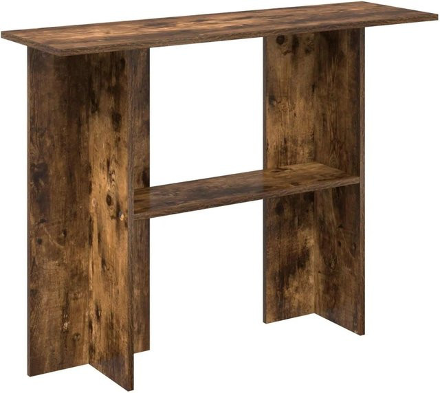 vidaXL Konsolentisch Modern in Geräuchert Eiche, B/T/H: 100 x 30 x 75 cm - Bild 1