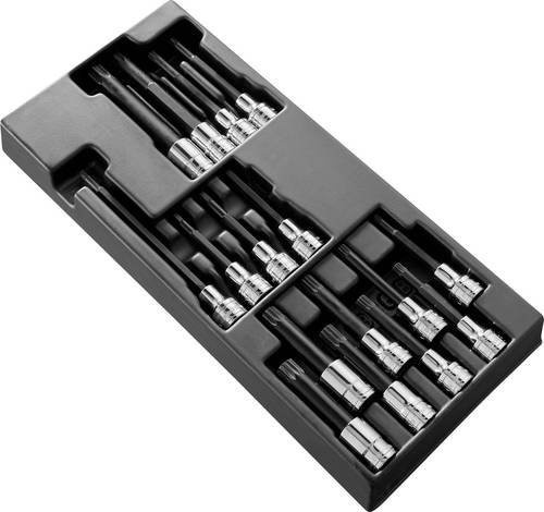 Facom MOD.SHPB Bit-Set 14-teilig in Schwarz mit Außen-Vielzahn XZN, Innen-Sechskant und Innen-T-Profil - Bild 1