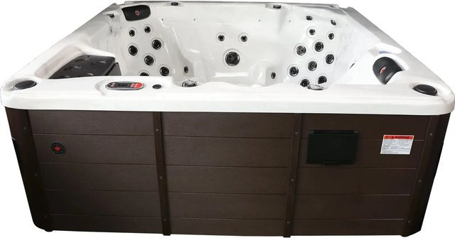 Canadian Spa Whirlpool ThunderBay AI für 6 Personen mit Soundsystem und LED, braun, B/T/H: 219 x 219 x 82 cm - Bild 1