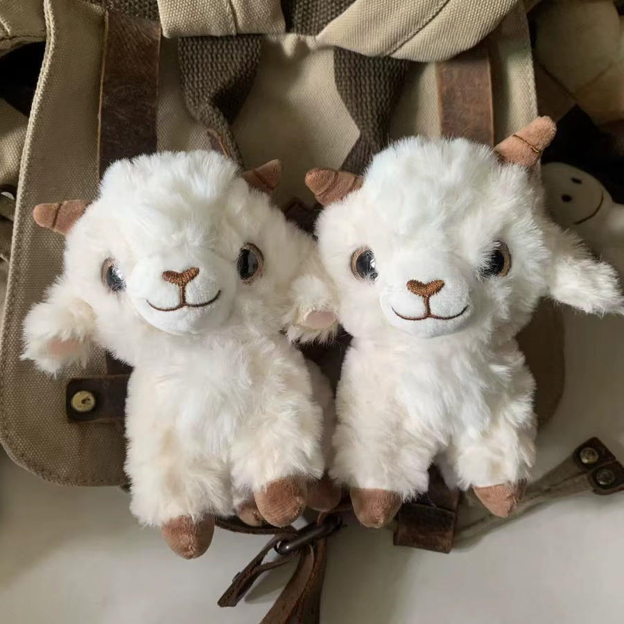 PP-Baumwoll-Plüsch-Lamm-Puppe, Plüsch-Anhänger, Paar-Schlüsselanhänger - Bild 3