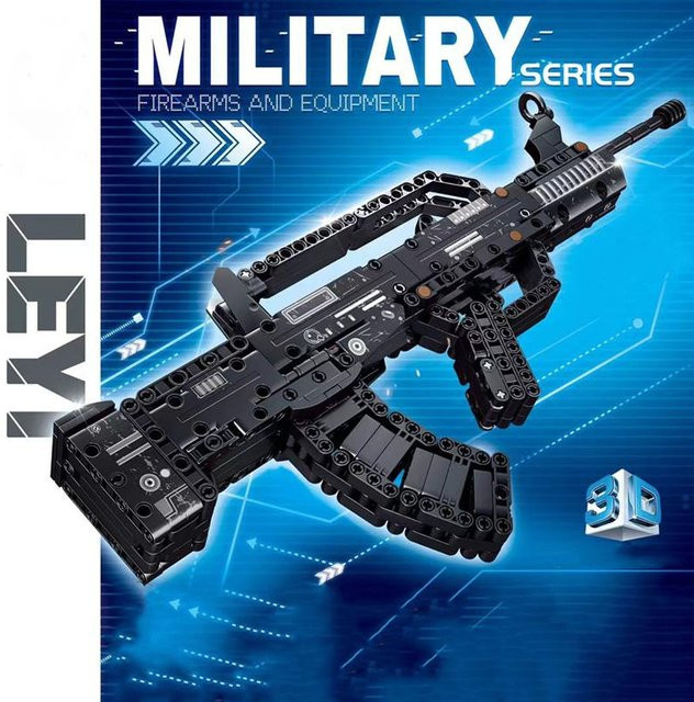 AK47 Spielzeugpistole, Waffen-Bausatz, ab 6 Jahren - Bild 1