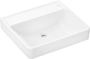 Hansgrohe Waschtisch Xanuia Q aus Keramik, weiß, Wandhängend, B/T: 55 x 48 cm, ohne Hahnloch und Überlauf - Bild 1