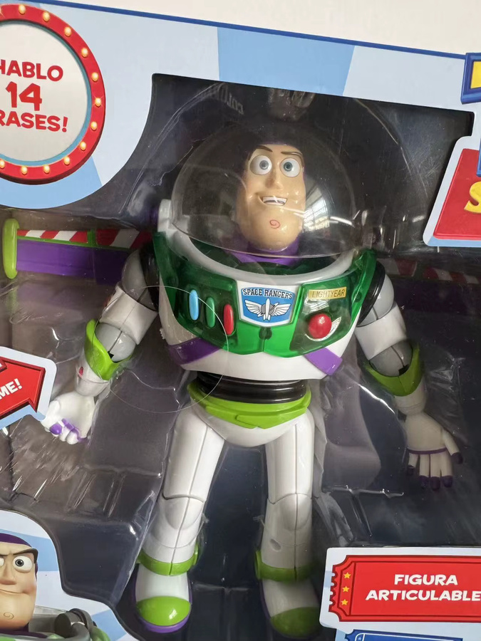 Bandai Disney Toy Story 4 Buzz Lightyear Woody Jessie, interaktive Actionfigur, mit Sound, ab 3 Jahren - Bild 5