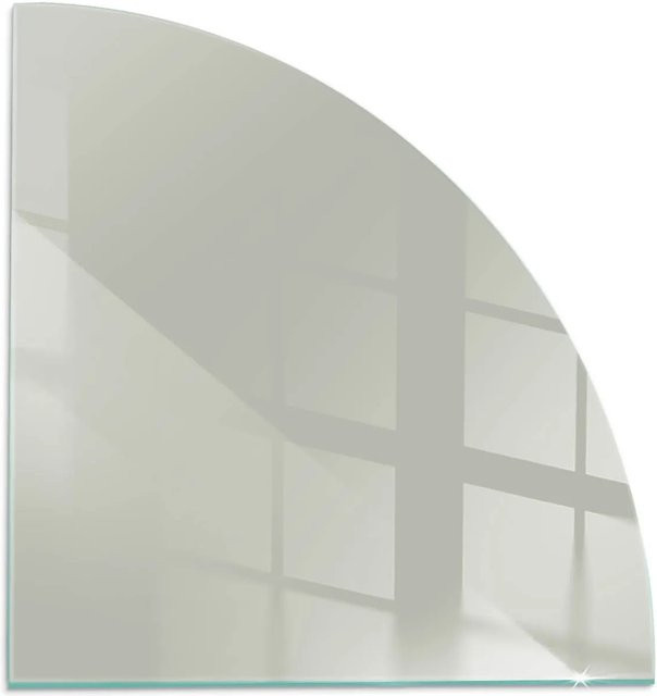 Tulup Funkenschutzplatte aus Glas für Kaminöfen in Grün, B/B: 100 x 100 cm - Bild 1