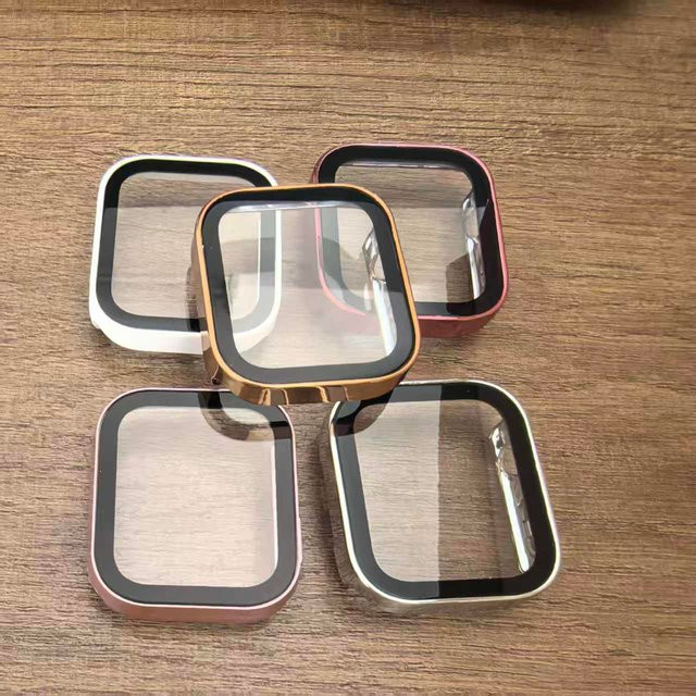 Wasserdichte Kantenabdeckung und Displayschutz aus gehärtetem Glas für Apple Watch Serie 3 bis 11 und SE - Bild 1