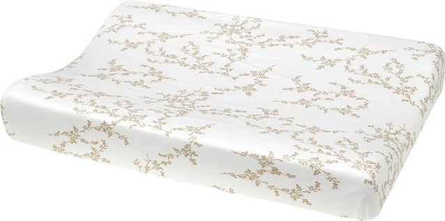 Meyco Baby Wickelauflagenbezug aus Jersey in Beige und Weiß, B/T: 50 x 70 cm - Bild 1