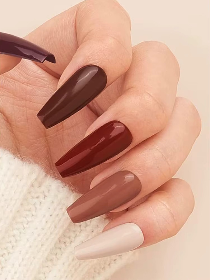 GELLEN Coffee Gel Nagellack-Set, 6 Farben, glänzend - Bild 5