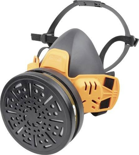 Wolfcraft Atemschutz Halbmaske A1 EN 140 EN 14387 Multicolour - Bild 1