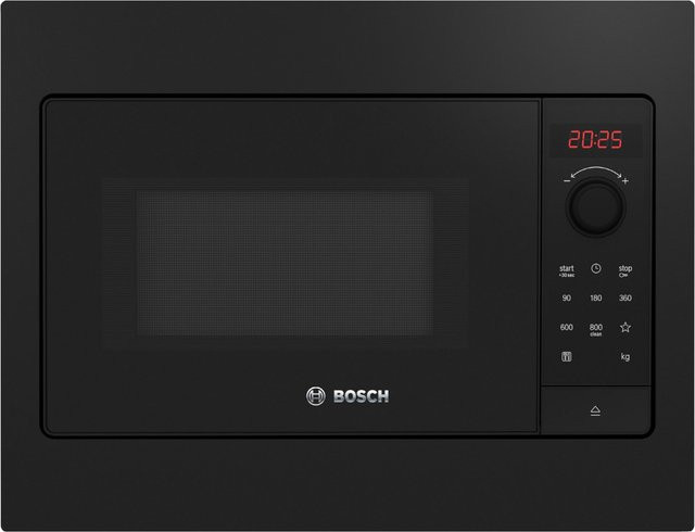 Bosch Serie 2 Einbau-Mikrowelle BFL523MB4 in Schwarz mit LED-Display und Automatikprogrammen - Bild 1