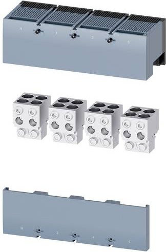 Siemens Rundleiteranschlussklemme 3VA9604-0JJ43 in Grau - Bild 1