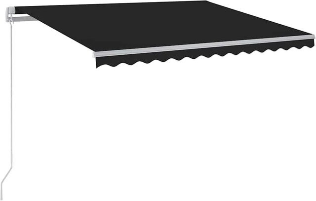 vidaXL Markise manuell einziehbar mit LED in Anthrazit, B x H: 300 x 250 cm - Bild 1
