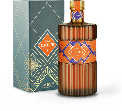 Münsterländer Feinbrennerei Sasse, Lagerkorn Rebellion, Obst- & Kräuterbrand, 0,7 l - Bild 1