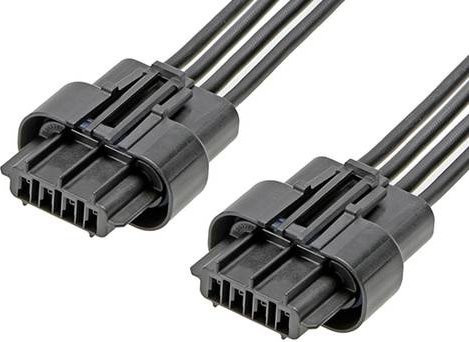 Molex Buchsengehäuse-Kabel Schwarz mit 4 Polen und 3,60 mm Rastermaß 2166201041 - Bild 1