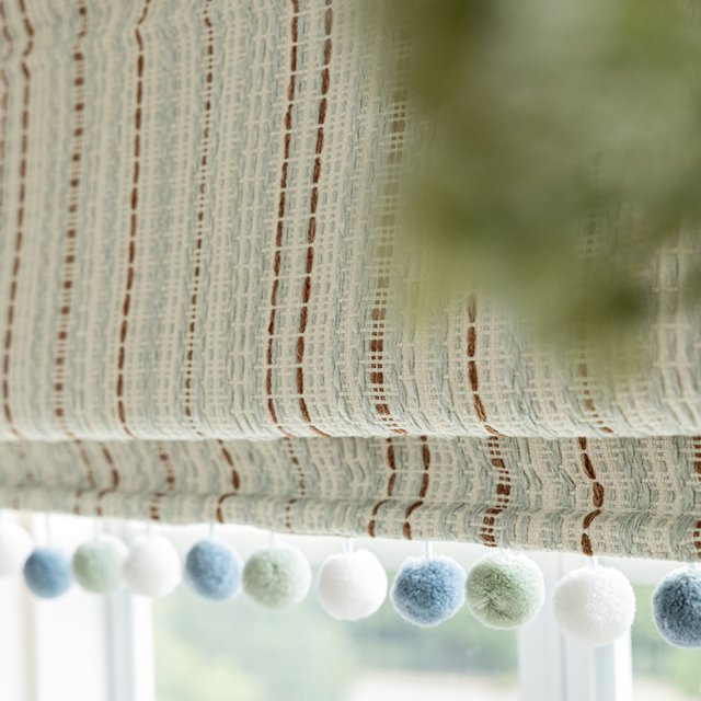 Sunroad Roman Shades maßgeschneiderte faltbare Erkerfenster-Hebevorhänge in individueller Farbe - Bild 1