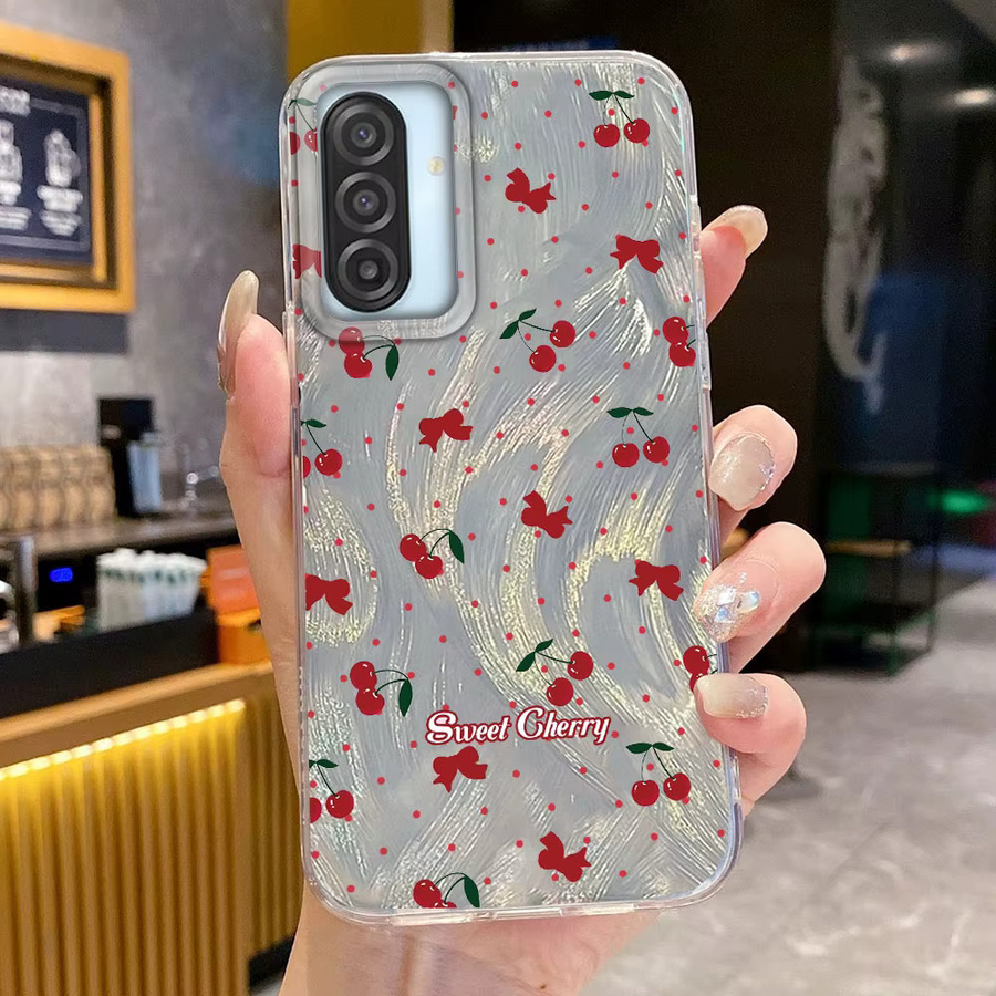 Handyhülle mit Kirschmuster für Samsung Galaxy A-Serie (A13, A14, A15, A16, A17, A25, A26, A34, A35, A36, A54, A55, A56, A57) - Bild 2