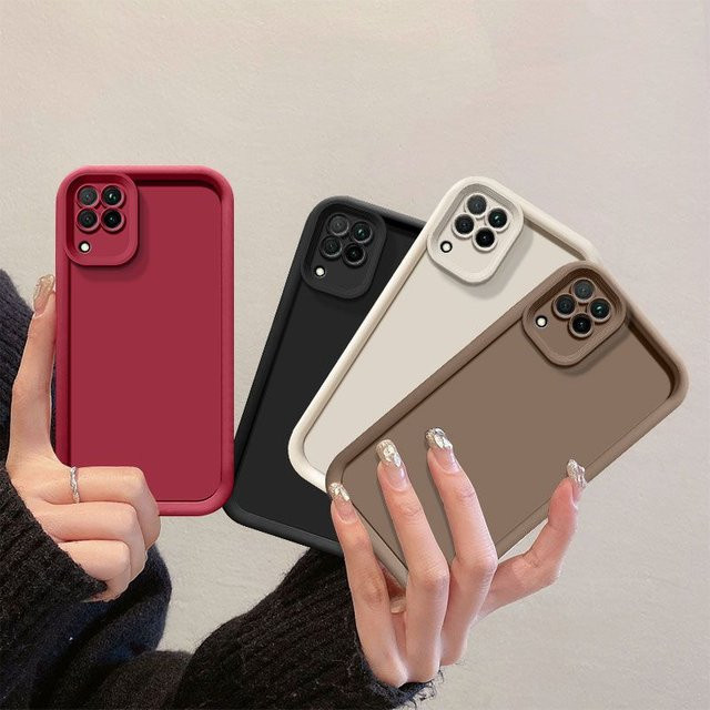 Stoßfeste Schutzhülle für Huawei P40 Lite und Huawei Nova 7i in Rot mit angenehmem Hautgefühl - Bild 1