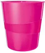 Leitz Papierkorb WOW in Pink aus Kunststoff - Bild 1