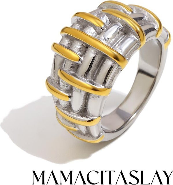 MamacitaSlay Ring Edelstahl, Mischfarbe, Damen - Bild 1