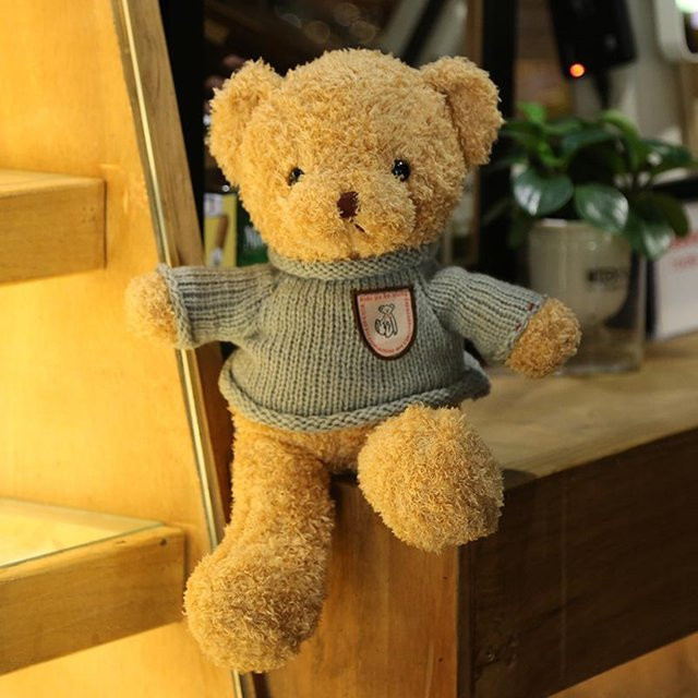 YIRAN ring Bär Plüschtier, Pullover, 38cm - Bild 1