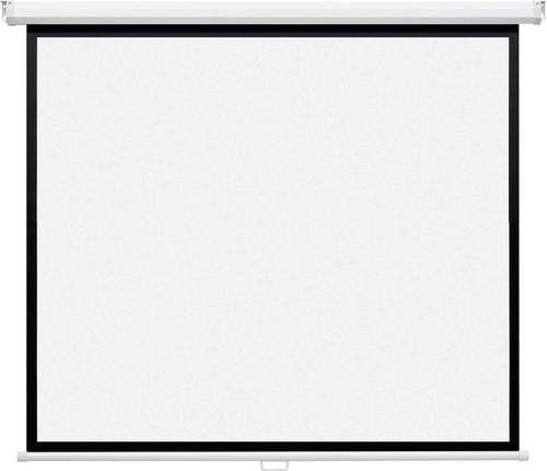 Magnetoplan Rolloleinwand Weiß B: 220 cm, H: 220 cm mit Bildformat 1:1 - Bild 1