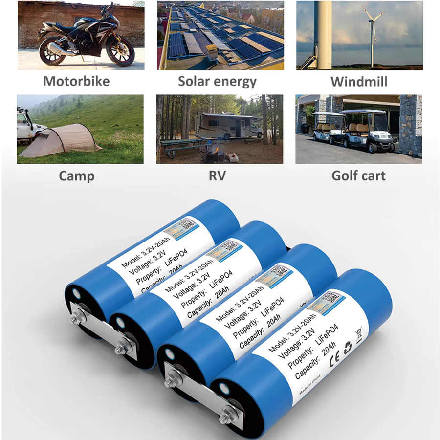 Varicore Grade A LiFePO4 Lithium-Eisenphosphat-Zelle 3,2V 20Ah C40 für Solar- und DIY-Anwendungen in Blau - Bild 3