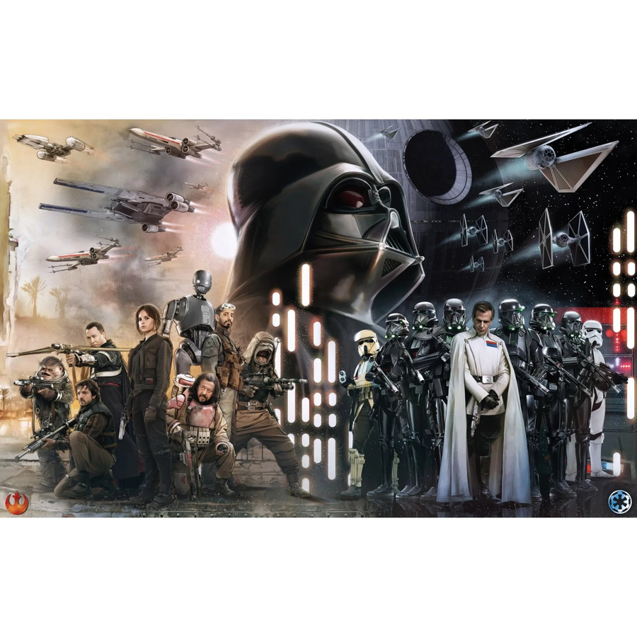 Komar Fototapete Vlies Star Wars Collage Multicolor B: 400 cm, H: 250 cm - Bild 2