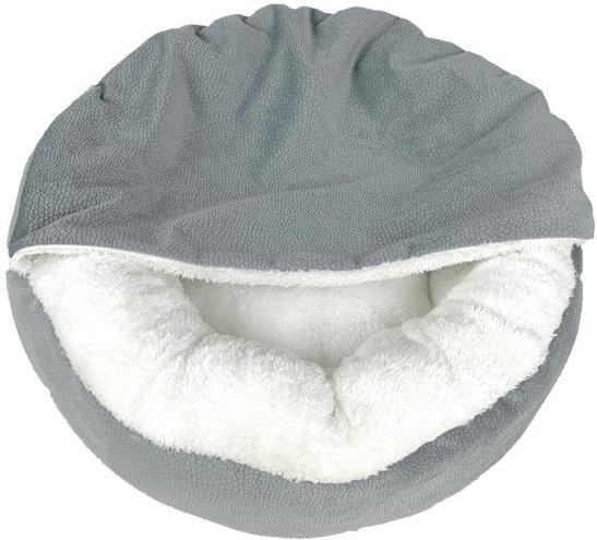 Haustierzwinger mit Steppdecke von Household supplies MH, grau, B/T/H: 56 x 56 x 20 cm - Bild 1