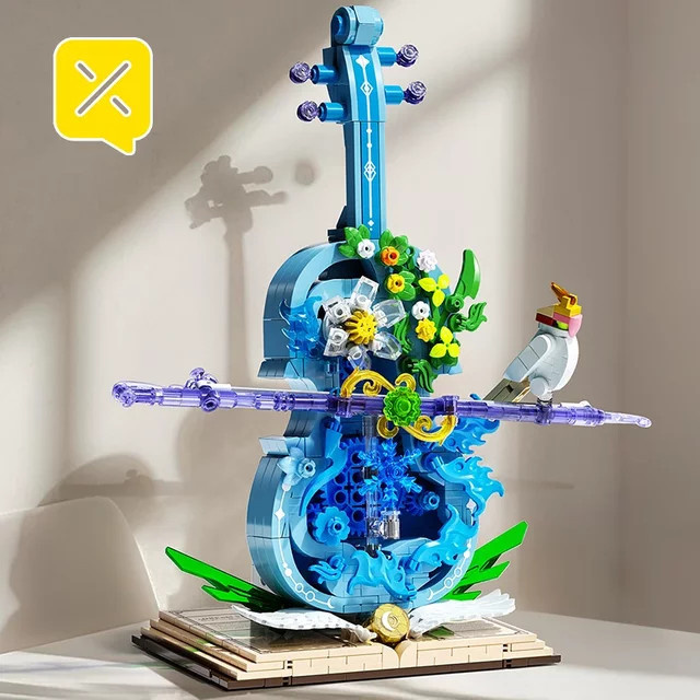 TOYLINX Violine Ziegel Kit, Musik, 783 Teile - Bild 1