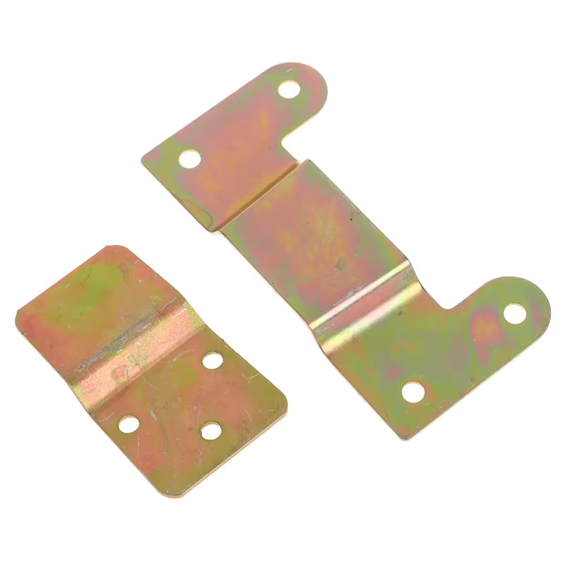 2er-Set Universal Ventilator Wandhalterung aus verzinktem Stahl in Gold - Bild 2