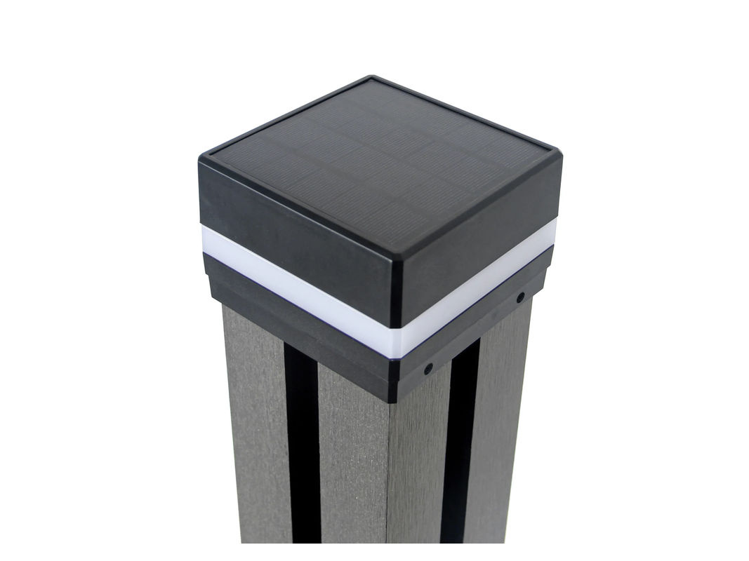 Home Deluxe Pfostenabdeckung Callux Cover mit Solar LED Beleuchtung, 3er Set, Anthrazit - Bild 4