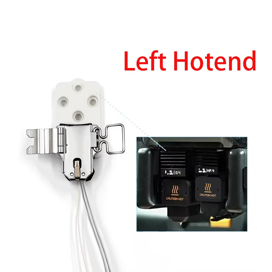 Bambu Lab Zirkonia-Heizbaugruppe für H2D H2C Hotend, Keramik-Heizmontagekit für FDM-Drucker in Weiß - Bild 5