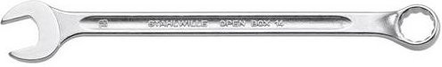 Stahlwille OPEN-BOX Ringmaulschlüssel in Silber, Schlüsselweite 6 mm, Länge 125 mm - Bild 1
