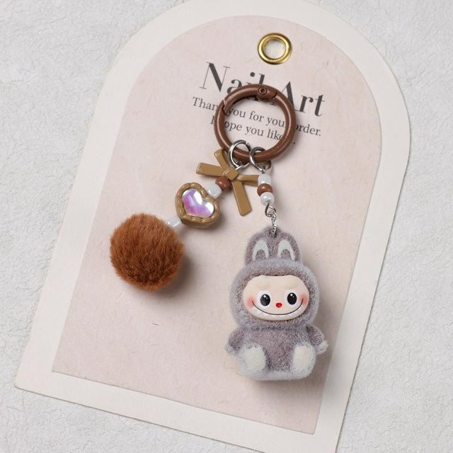 TwinkleBoutique Anhänger Hase, gray, Kinder - Bild 1