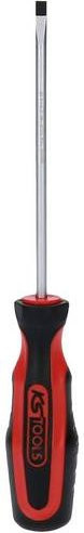 KS Tools ERGOTORQUEplus Schlitz-Schraubendreher aus Edelstahl in Rot, Breite: 4 mm, Länge: 180 mm - Bild 1