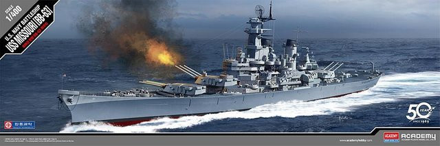 Academy USS Missouri BB-63, Fahrzeug, 1:400 - Bild 1