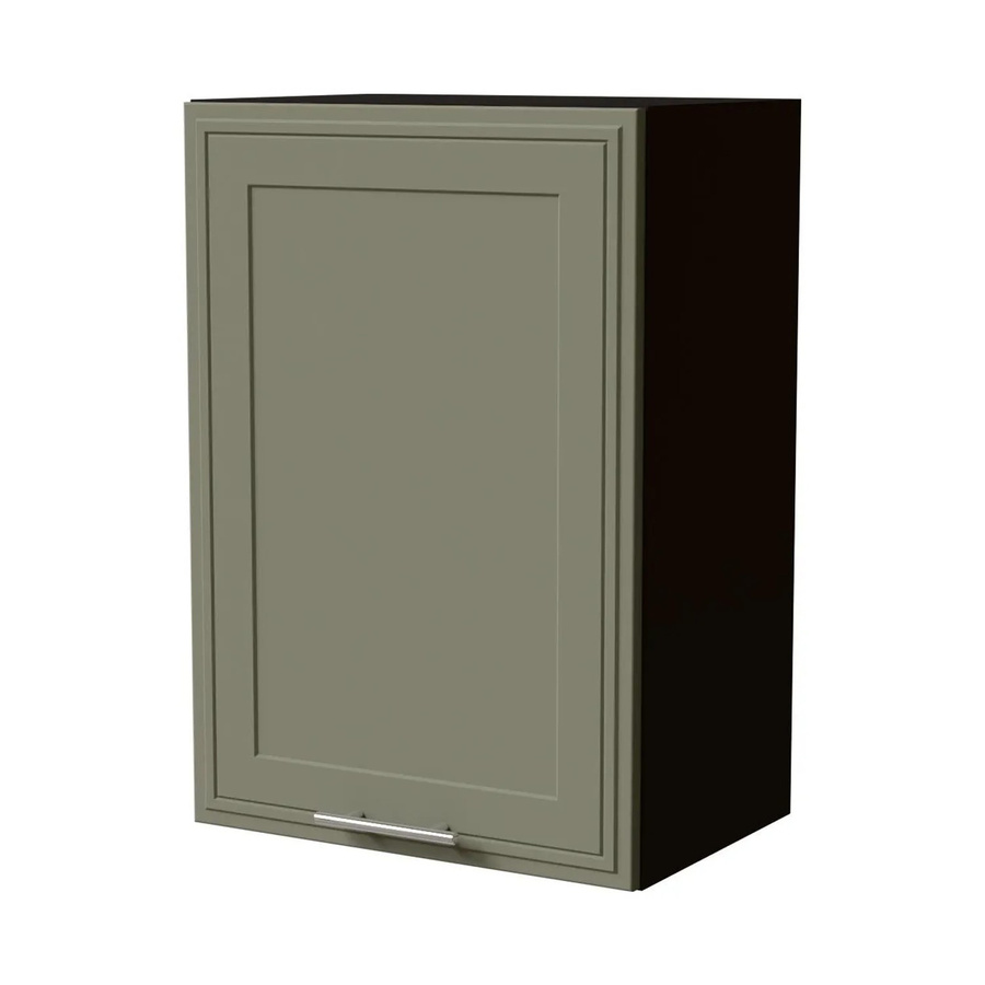 Feldmann-Wohnen Hängeschrank Salo W2/50 in Schwarz und Reed Green Matt mit Kassettenoptik, B/T/H: 50 x 32,5 x 72 cm - Bild 2