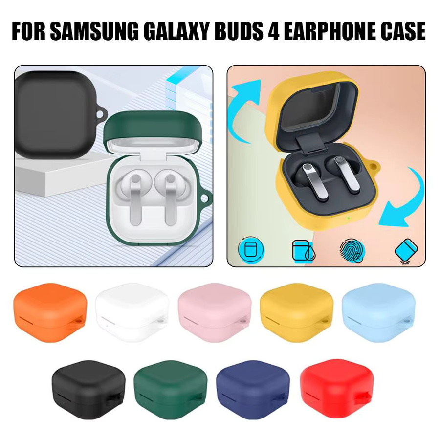 Samsung Silikon-Ohrhörerhülle für Galaxy Buds4 und Buds4 Pro in Orange - Bild 4