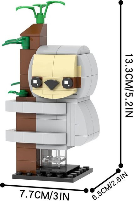 MOOXI Tier-Serie Faultier-Modell MOC-Bausteine 144-teiliges Set - Bild 1