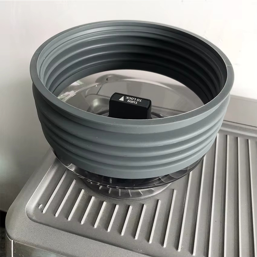 Breville Silikon Bohnenbehälter und Reinigungstrichter für Barista Express Hopper, Grau - Bild 3