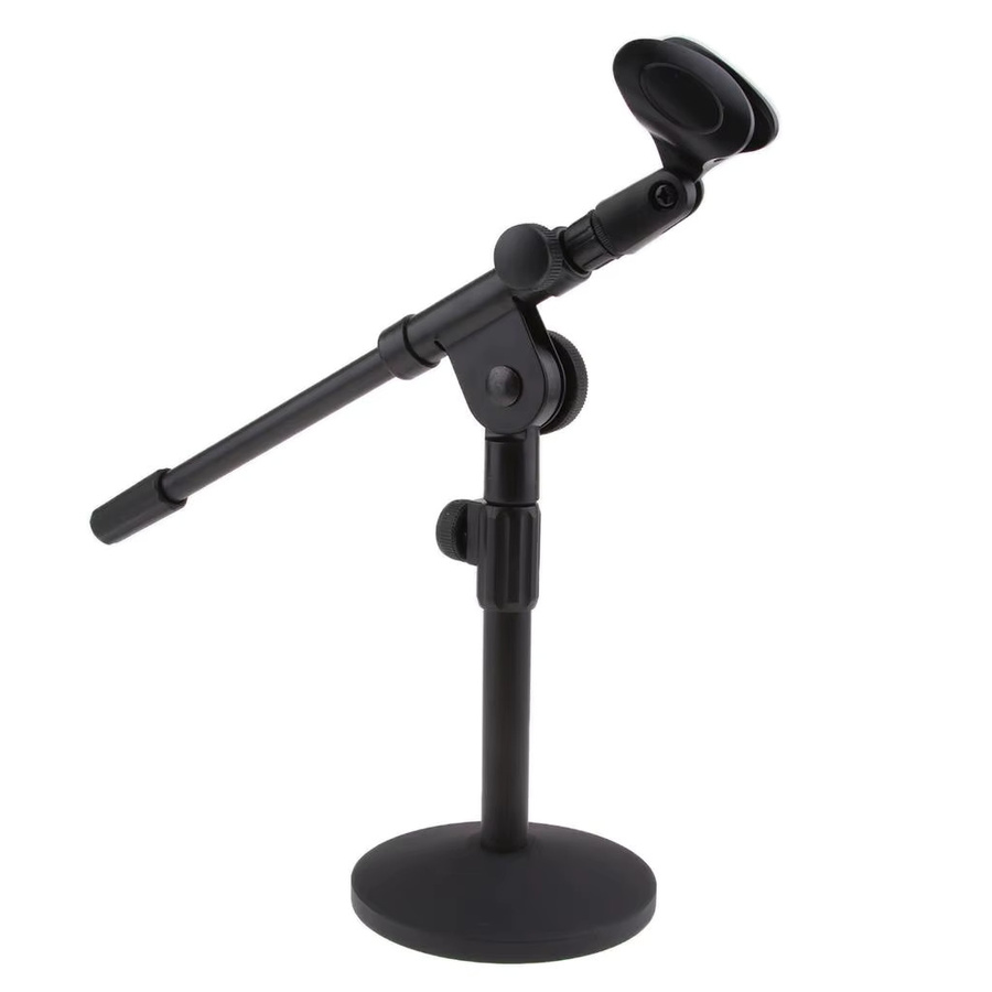 MagiDeal Universeller verstellbarer Tisch-Mikrofonhalter 13 Zoll in Schwarz mit Basisdurchmesser 13 cm - Bild 2