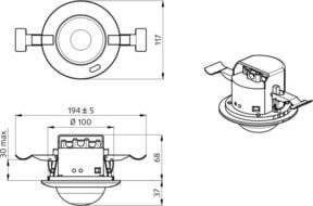 BEG Brück Präsenzmelder PD4-M-2C-DS-DE - Bild 1