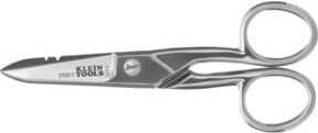 Klein Tools Elektrikerschere aus gehärtetem Stahl in Silber - Bild 1