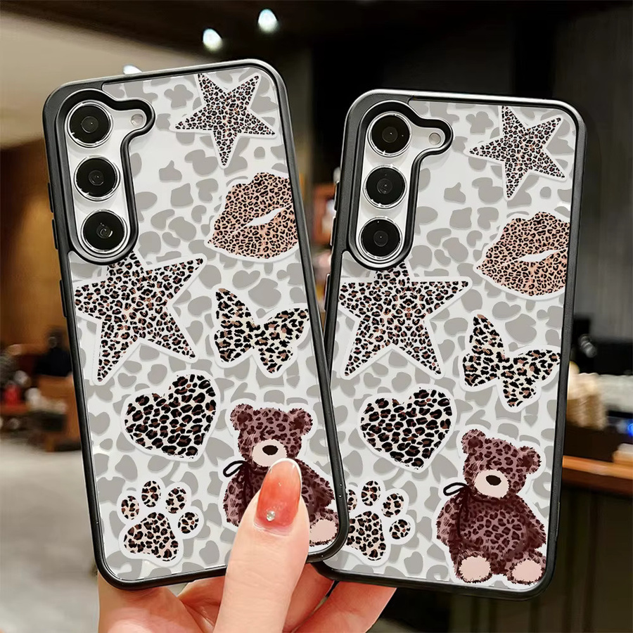 Mattierte Silikon Handyhülle INS Star mit Trageband für Samsung Galaxy S26 Ultra, S25 FE, S24 und S23 Ultra in Multicolour - Bild 4
